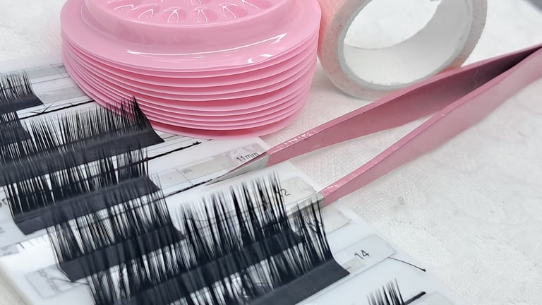 Hybrid lash extensions